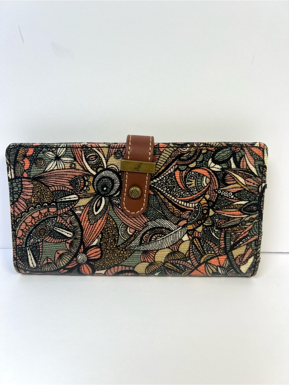 Floral Patterned Women's Wallet - Multicolor